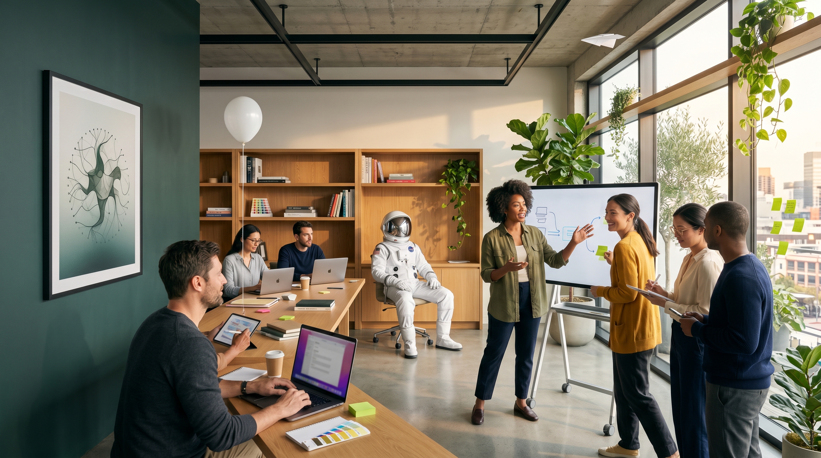 AI coaching session — investing in people